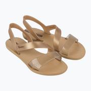 Sandały damskie - Sandały damskie Ipanema Vibe beige/gold | WYSYŁKA W 24H | 30 DNI NA ZWROT - miniaturka - grafika 1