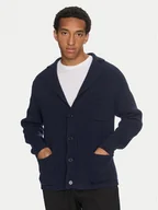 Swetry męskie - Paul&Shark Kardigan 14311215 Granatowy Regular Fit - miniaturka - grafika 1