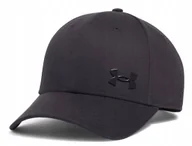 Czapki i chusty sportowe męskie - Czapka z daszkiem UA Under Armour 1389695-001 regulowana metal logo - miniaturka - grafika 1