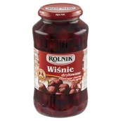 Mieszanki warzywne, sałatki - Rolnik Wiśnie drylowane 720 ml - miniaturka - grafika 1