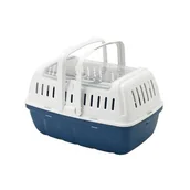 Transportery dla kotów - Transporter hipster s 23x17x16 cm granat MODERNA - miniaturka - grafika 1