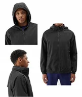 Kurtki męskie - Męska kurtka przeciwdeszczowa 4F SS24 TJACM146 20S czarny XXXL - miniaturka - grafika 1