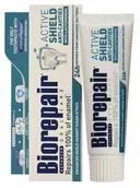 Pasty do zębów - Pasta do zębów BIOREPAIR Active Shield aktywna ochrona miętowa 75 ml - miniaturka - grafika 1