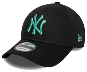 Czapki damskie - Czapka z daszkiem NEW ERA NYY MLB League Essential 9FORTY czarna - miniaturka - grafika 1