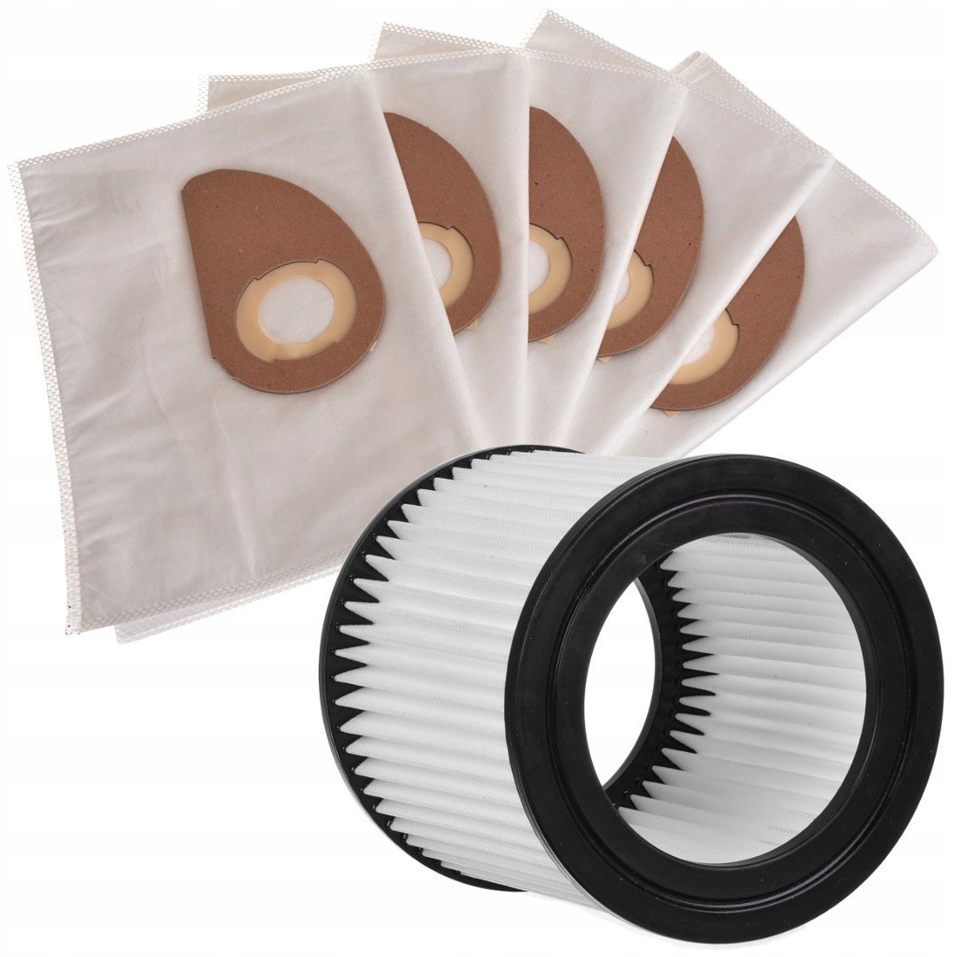 Filtr + worki 5x NILFISK Buddy II 12 18 ZMYWALNY