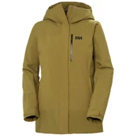 Kurtki narciarskie - Helly Hansen Snowplay Long Ins, kurtka narciarska, damskie, lynx - miniaturka - grafika 1