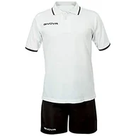 Zestawy męskiej odzieży sportowej - Givova piłka nożna zestaw uliczny unisex – dla dorosłych, uniseks dla dorosłych, ulica, wielokolorowe (Bianco/Nero), XXXXL - miniaturka - grafika 1