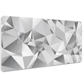 Podkładki na biurko - Mata ochronna na biurko Abstrakcja szara 100x50 cm, Dywanomat - miniaturka - grafika 1