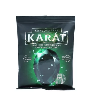 Nasiona słonecznika smażone słone "Karlovasky Karat" 120g - Orzechy i nasiona - miniaturka - grafika 1