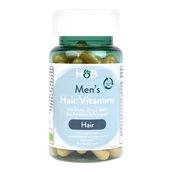 Włosy, skóra, paznokcie - Holland & Barrett, Minerały na Włosy dla Mężczyzn, Men's Hair Vitamins, 60 kaps. - miniaturka - grafika 1