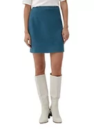 Spódnice - s.Oliver BLACK LABEL spódnica damska krótka, Niebieski zielony, 34 - miniaturka - grafika 1