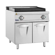 Inne urządzenia gastronomiczne - Royal Catering Grill lawowy 8,1 kW 50 do 300°C 400 V 80 x 73 cm Seria Pro 730 - Grill Lava Rock - miniaturka - grafika 1