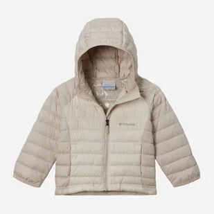 Kurtka młodzieżowa dziewczęca zimowa Columbia Powder Lite II Hooded Jacket 2090043191 155-159 cm (L) Beżowa (195981305197) - Kurtki i płaszcze dla dziewczynek - miniaturka - grafika 1