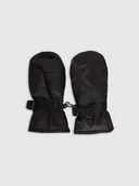 Rękawiczki dla dzieci - Dziecięce rękawiczki polarowe 4F 4FJWAW25AGLOU157 - czarne - 4F JUNIOR - miniaturka - grafika 1