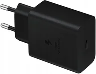 Ładowarki do telefonów - Ładowarka sieciowa Samsung USB-C 45W PD PPS czarna - miniaturka - grafika 1