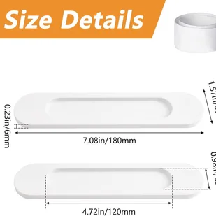 sztuki samoprzylepnych owalnych klamek do drzwi przesuwnych do szafek, okien i drzwi przesuwnych (białe) - Zawiasy, okucia i inne akcesoria sztuki samoprzylepnych owalnych klamek do drzwi przesuwnych do szafek, okien i drzwi przesuwnych (białe) - Zawiasy, okucia i inne akcesoria - miniaturka - grafika 1