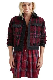 Kurtka damska Desigual Aciano krótka przejściowa w kratę różowa -XL - DESIGUAL - Kurtki damskie Kurtka damska Desigual Aciano krótka przejściowa w kratę różowa -XL - DESIGUAL - Kurtki damskie - miniaturka - grafika 1