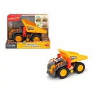 Samochody i pojazdy dla dzieci - Dickie Toys Wywrotka Volvo Construction z 3 światłami i dźwiękiem Toys 725335 - miniaturka - grafika 1