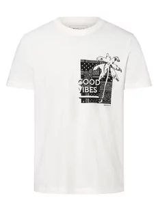 Tom Tailor Denim - T-shirt męski, biały - Koszulki męskie - miniaturka - grafika 1