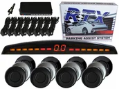 Czujniki parkowania - Czujniki Cofania Parkowania Rtx Przód Tył Slim Led - miniaturka - grafika 1
