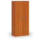 Szafy biurowe - Szafa biurowa z drzwiami PRIMO WOOD, 1781 x 800 x 420 mm, wiśnia - miniaturka - grafika 1