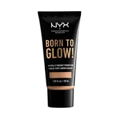 Podkłady do twarzy - NYX Professional Makeup Professional Makeup - BORN TO GLOW - NATURALLY RADIANT FOUNDATION - Rozświetlający podkład do twarzy - NATURAL NYXTGNA - miniaturka - grafika 1
