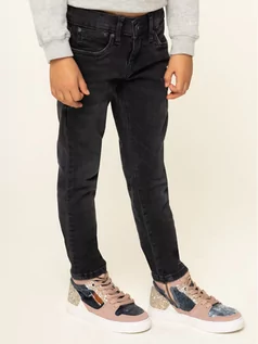 Spodnie damskie - Pepe Jeans Jeansy Skinny Fit PL210804U912 Czarny Skinny Fit - grafika 1