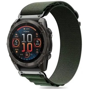 Pasek TECH-PROTECT Nylon Pro do Garmin Fenix 5X/5X Plus/6X/6X Pro/7X/8 (51 mm) Zielony - Akcesoria do smartwatchy - miniaturka - grafika 1