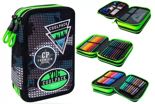 CoolPack Piórnik Potrójny Z Wyposażeniem Jumper 3 Grey - Piórniki - miniaturka - grafika 1