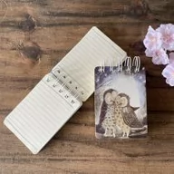 Szkolne artykuły papiernicze - Alex Clark Kołonotes A7 SSN48 Sowy - miniaturka - grafika 1