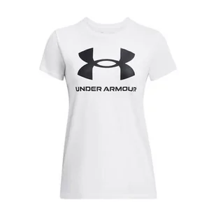Koszulka sportowa damska Under Armour Sportstyle Logo - Koszulki i topy damskie - miniaturka - grafika 1