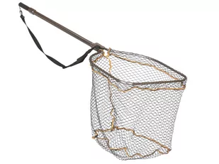 Savage Gear Savage Gear Full Frame Rubber Mesh Landing Net L - Inne akcesoria dla wędkarzy - miniaturka - grafika 1