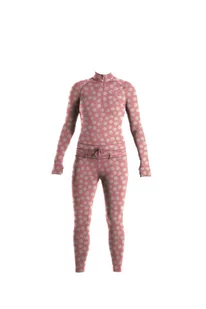 Airblaster Damski Ninja Suit Różowy/Stokrotki M - Pozostała odzież narciarska - miniaturka - grafika 1