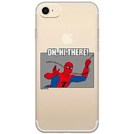 Etui i futerały do telefonów - ERT GROUP etui na telefon Iphone 7/8/ SE 2/ SE 3, case oryginalny i oficjalnie licencjonowany przez Marvel, wzór Spider Man 032, optymalnie dopasowane, plecki z TPU częściowo przeźroczyste - miniaturka - grafika 1