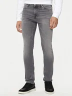 Spodnie męskie - KARL LAGERFELD Jeansy 265840 500830 Szary Slim Fit - miniaturka - grafika 1
