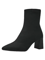 Botki damskie - Tamaris Damskie sztyblety 1-25075-41, czarny, 37 EU - miniaturka - grafika 1
