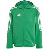 Kurtki damskie - Kurtka dla dzieci adidas Tiro 23 League Windbreaker zielona IA1625 116cm - Adidas - miniaturka - grafika 1