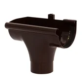 Rynny i akcesoria - Wpust rynny lewy S90 - miniaturka - grafika 1