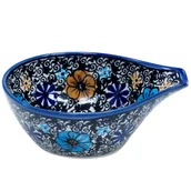 Świeczniki - Ceramiczna podstawka na łyżkę Ceramika Bolesławiec - miniaturka - grafika 1