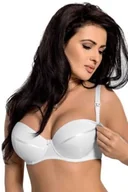 Biustonosze ciążowe - Gorsenia Biustonosz Ana Mk 01 biały 80F - miniaturka - grafika 1