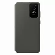 Portfele - Etui Samsung Smart View Wallet Case do Samsung Galaxy S23+ Plus pokrowiec z inteligentną klapką okienkiem portfel na kartę khaki - miniaturka - grafika 1
