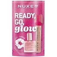 Balsamy do ust - Zestaw Nuxe Ready Go Glow, serum powiększające usta, 8 ml + suchy olejek, 10 ml + gumka do włosów - miniaturka - grafika 1