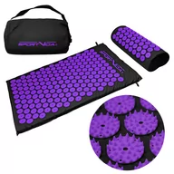 Akcesoria medycyny naturalnej - Mata do akupresury + poduszka Sportvida - miniaturka - grafika 1