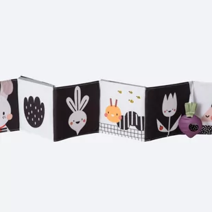 Taf Toys Dwustronna książeczka sensoryczna do wozka Urban Garden - Zabawki interaktywne dla dzieci - miniaturka - grafika 1