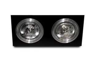 Azzardo SIRO 2 GM2200 Czarny/ALU oprawa do zabudowy QR111 2X50W 267 / GM2200 BK/ALU - Lampy sufitowe - miniaturka - grafika 1
