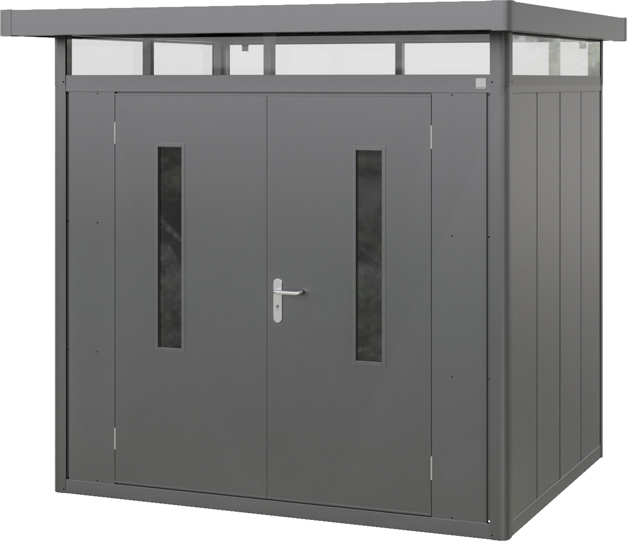 GFP Primeyard domek narzędziowy metalowy 228x180x231 cm domek ogrodowy antracyt