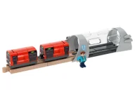 Pociągi dla dzieci - Lupilu Dźwig załadunkowy / Tunel / Most / Mechaniczny przejazd kolejowy Tunel kolejowy - miniaturka - grafika 1