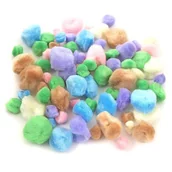 Zabawki kreatywne - Dalprint Pompony akrylowe mix pastel - miniaturka - grafika 1