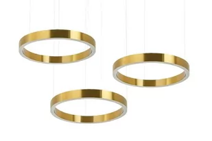 Lampa wisząca RING 40 + 40 + 40 złota na jednej podsufitce - Lampy sufitowe Lampa wisząca RING 40 + 40 + 40 złota na jednej podsufitce - Lampy sufitowe - miniaturka - grafika 1