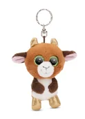 Plecaki - Breloczek GLUBSCHIS Koza Zoggy 9 cm brązowy - Pluszowy towarzysz ze zrównoważonej produkcji przytulanka zwierzęca z kółkiem na klucze do smyczy, torby albo plecaka - miniaturka - grafika 1